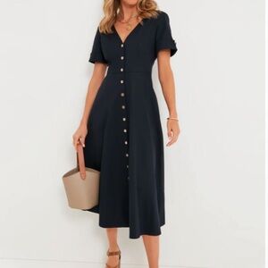 Tuckernuck Navy Kate Maxi Dress L